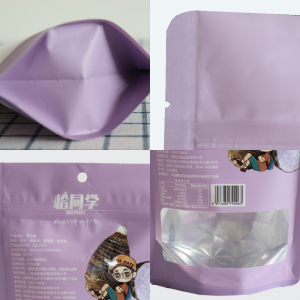 Zipper Stand Up Pouch Customized printing Resealable for cookies pet food
